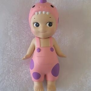 Pink and Purple Dinosaur Costume Doll